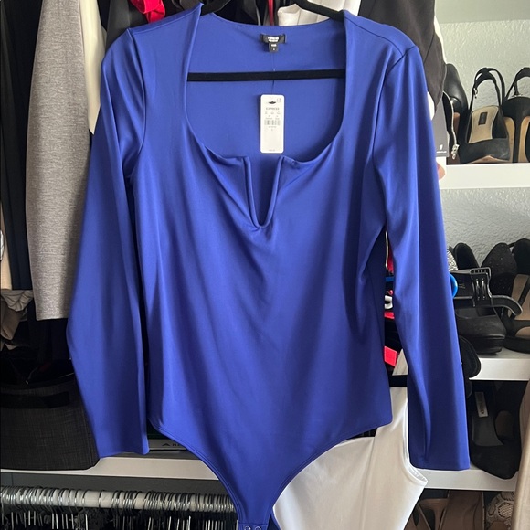 Express Tops - Express Royal Blue Women's Bodysuit